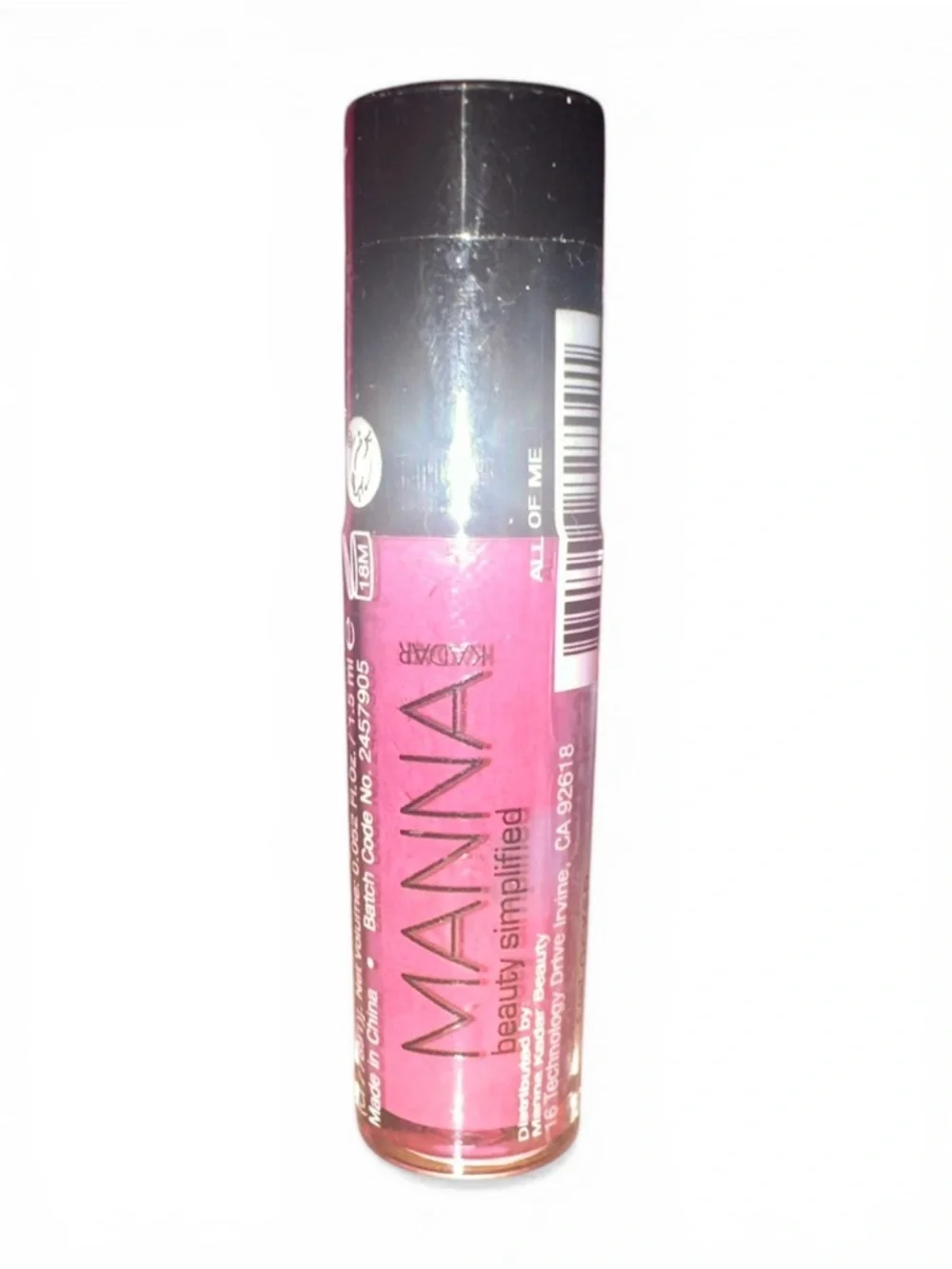 Manna Kadar Beauty Simplified lip Gloss - shade “all of me” mini .052 fl ounces